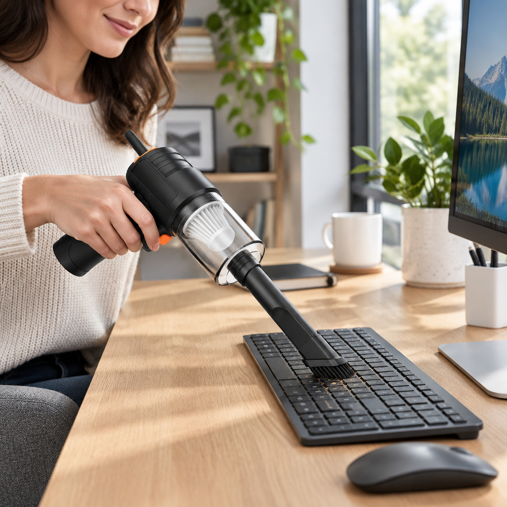 Desk Vacuum Lifestyle